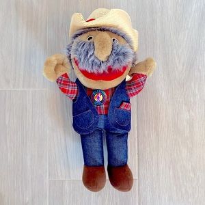 Shotgun Red Vintage Doll Hee Haw Plush Autographed Character
